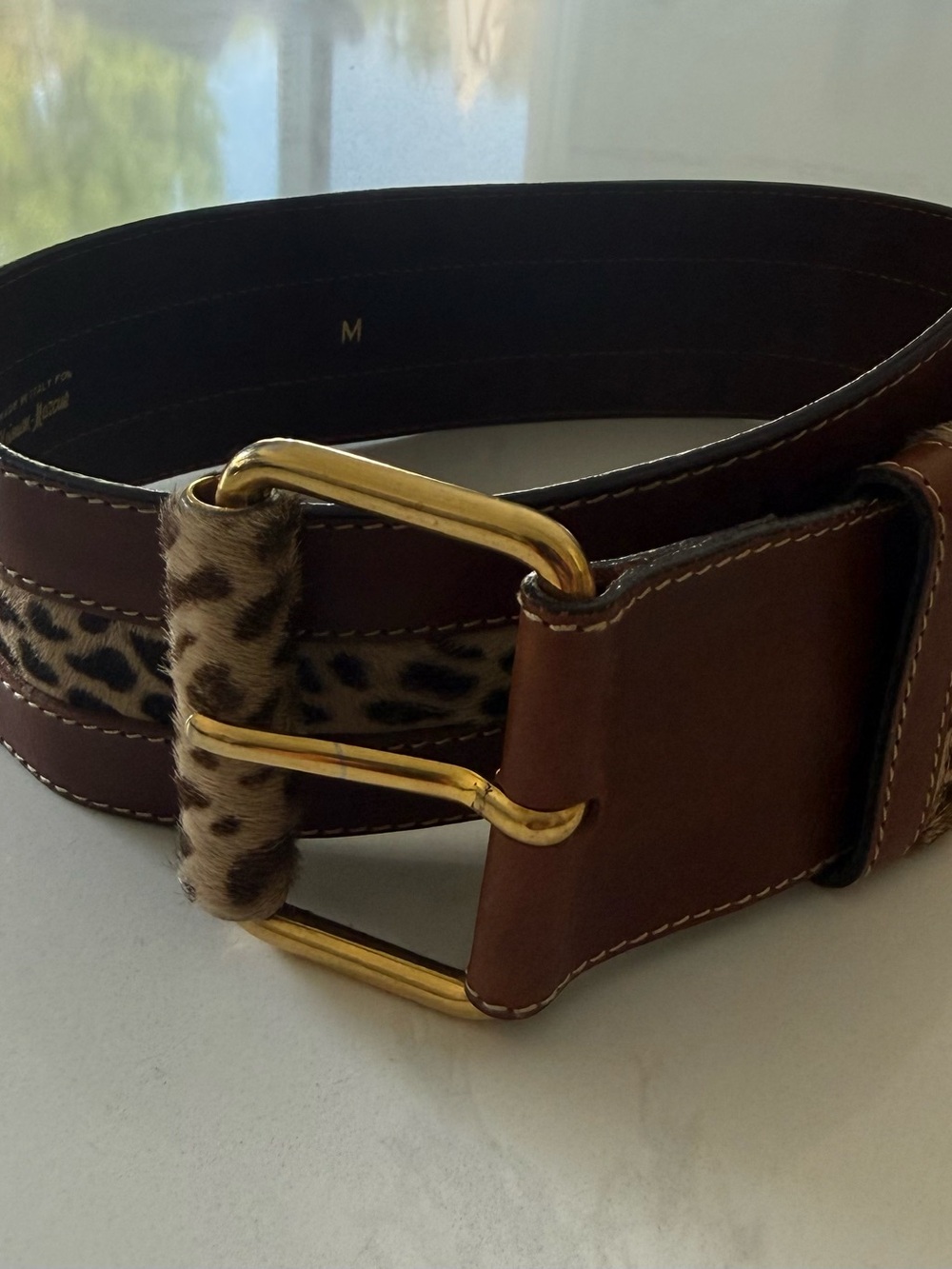 Neiman Marcus Italian Vintage Italian Leather Belt